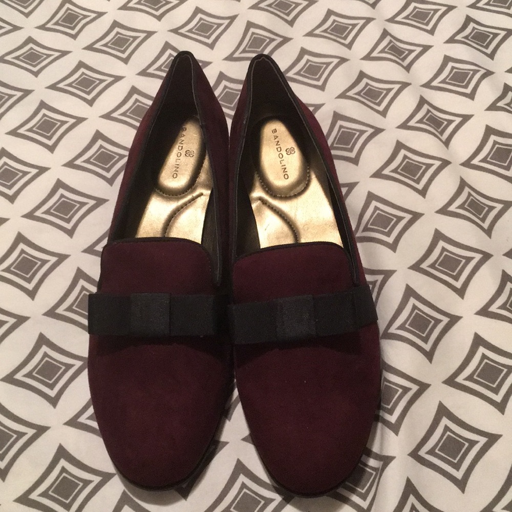 Women's dark red, burgundy shoe